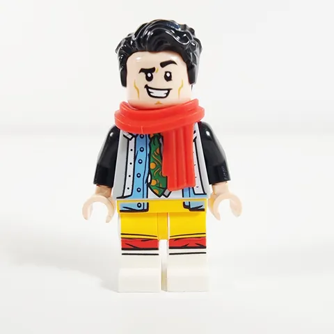 Lego Joey Tribbiani Minifigure Red Scarf Friends TV Series 10292 ftv003