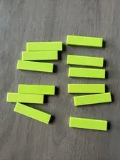 LEGO 2431 Lime Green Tile 1x4 - 12 Pieces