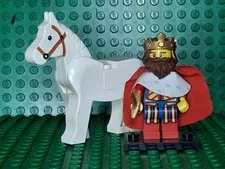 LEGO Castle Horse Knight King Minifigure