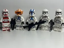 LEGO Star Wars Clone Trooper Minifigure Lot X5