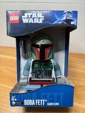 LEGO Star Wars Boba Fett 2011 Digital Alarm Clock 9" Tall New Sealed Retired