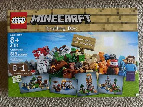 NEW & UNOPENED: LEGO Minecraft Crafting Box 21116