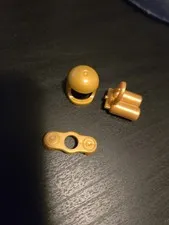 Lego Classic Space Pearl Gold Helmet Airtank Accessories For Minifigures