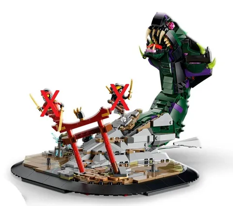 LEGO Great Devourer Snake ONLY - 71872 Ninjago Legends Battle - NO Box/Minifigs