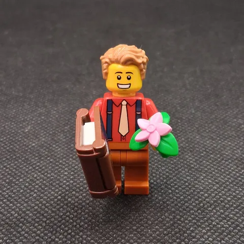 LEGO 10270 Creator Expert Bookshop MINIFIGURE ONLY Man With Flowers And Book