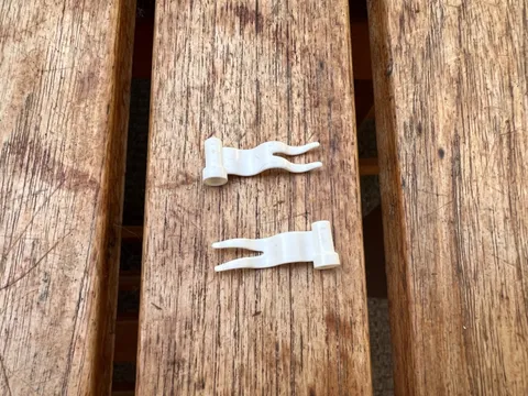 2x Lego ref 4495a white flag / set 6086 6079 6278 6292 6073 6273 6078