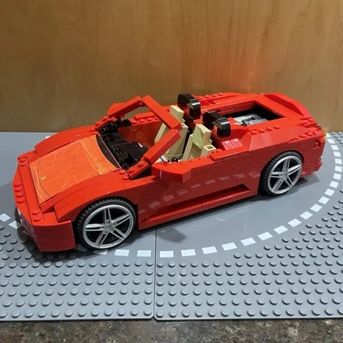 LEGO Racers: Ferrari 430 Spider 1:17 (8671) Missing Stickers No Instructions