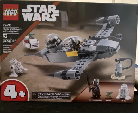LEGO Star Wars 75410 Mando & Grogu N-1 Starfighter 92pc R5-D4 Age 4+