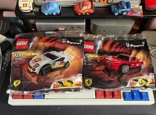 Lego 30192 and 30193 Shell Ferrari promotional polybags. BRAND NEW, SEALED!