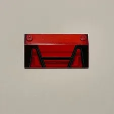 LEGO Slope 33 3 x 6 with SW Kylo REN’s TIE Fighter Cockpit 58181pb10 Set 75179