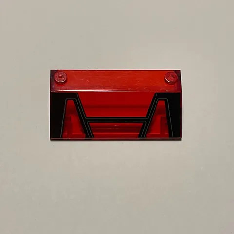LEGO Slope 33 3 x 6 with SW Kylo REN’s TIE Fighter Cockpit 58181pb10 Set 75179