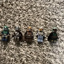 LEGO Star Wars The Mandalorian Minifigure Lot of 5 75267 sw1111-15