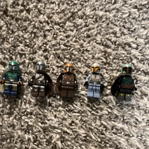 LEGO Star Wars The Mandalorian Minifigure Lot of 5 75267 sw1111-15