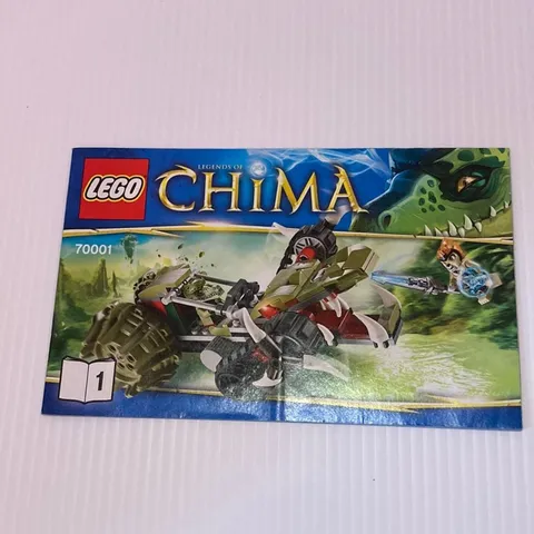 LEGO 70001 Legends of Chima Booklet manual only