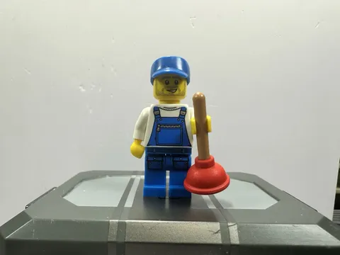 NEW RETIRED Lego Series 9 Collectible Minifigures 71000 Plumber LOOSE