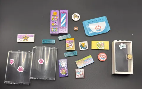 LEGO Friends Pet Various Bricks Lot Paws Vet Xray Door Windows And More