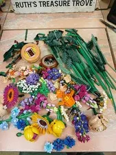 Lot Official LEGO Botanicals & Boutique Flowers Assorted Great Cond 2 gallon Bag