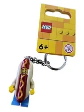 LEGO Hot Dog Guy Keyring - 853571