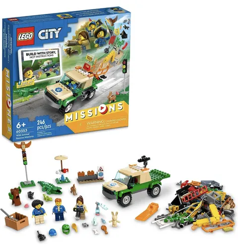 LEGO CITY: Wild Animal Rescue Missions Interactive Set (60353)