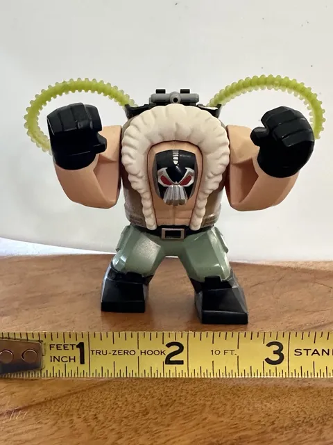 Rare!!  LEGO Bane Super Heroes Batman Minifigure EUC