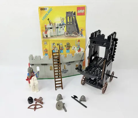 LEGO 6061 Siege Tower Castle Lion Knights 1984 Vintage Horse Mini figurine
