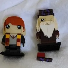 LEGO Harry Potter BrickHeadz 41621 Ron Weasley & Albus Dumbledore Incomplete Set