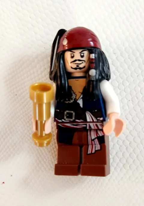 LEGO Minifigure Pirates of the Caribbean Captain Jack Sparrow w/telescope