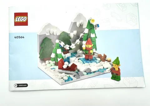LEGO Manual Only 40564 Paper Instructions Christmas Winter Elves Scene