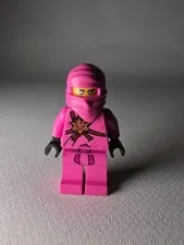 LEGO Ninjago Pink Zane Ninja Minifigure with Mask & Printed Torso
