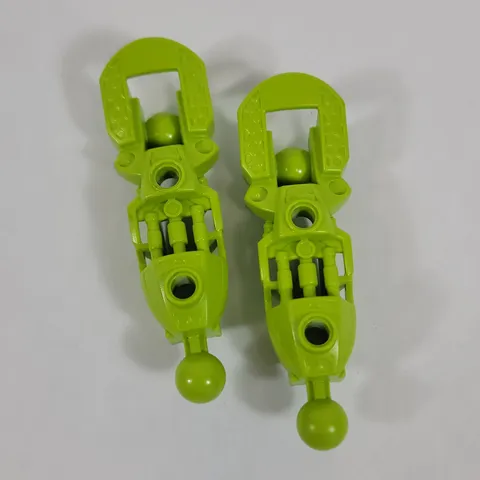 LEGO Bionicle Nocturn 8935 LIME Toa Inika Leg Lower Section Part Lot 53548 57475