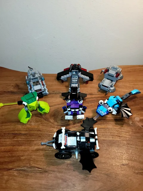 Lego Miniature Vehicles And Creature's Missing Parts