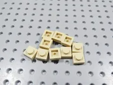 LEGO Lot of 10 Tan 1x1 Plates BC
