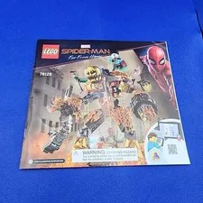 LEGO INSTRUCTION MANUAL, Spider-Man Super Heroes, Molten Man Battle, No. 76128