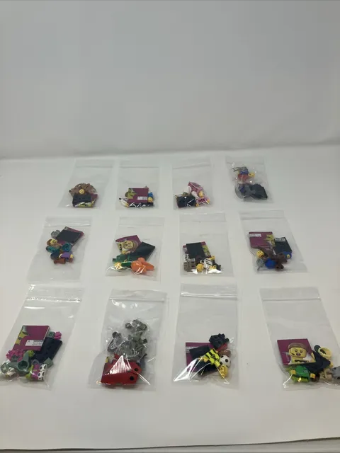 LEGO 71037 Series 24 Complete Set of 12 Minifigures - Never Built