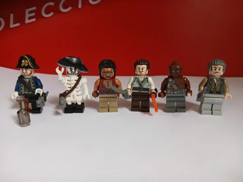 LEGO Pirates of the Caribbean Minifigure Lot 6 Figs Barbossa Gibbs Turner 4195