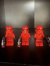 LEGO Minifigure Lot of 3 Sith Troopers w/Blasters from set #75266