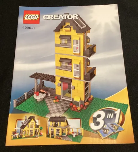 Lego Instruction Manual Creator Set 4996 3-in-1 Beach House Contemporary Book 3