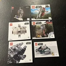 Star Wars Lego Manuals Only Lot Of 6