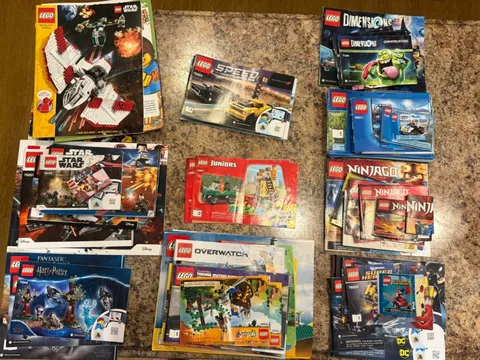 LEGO Lot of Manuals From Themes: City, Star Wars, Ninjago, Dimensions, Potter