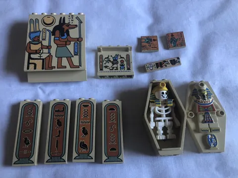 LEGO ~ ADVENTURERS ~ Hieroglyphs ~  ~ Replacement Parts ~ Lot