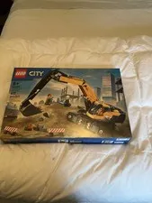 LEGO City Yellow Construction Excavator 60420 Set - New Factory Sealed Retired