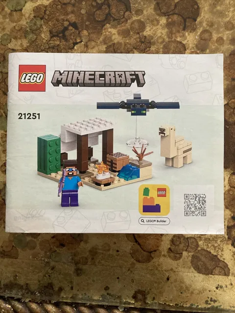 Manual For Lego Minecraft #21251. Booklet Only Free Shipping.
