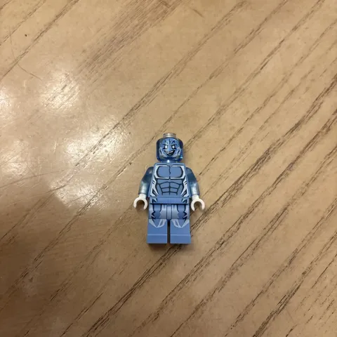 Electro Lego Blue Clear Minifigure Spiderman Marvel Avengers Sh105