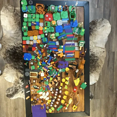 Super Mario Bros LEGO Bulk Lot Multicolor Bricks Plates Pieces