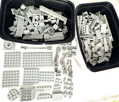 LEGO Light Bluish Gray Parts Lot 240 Genuine Bulk
