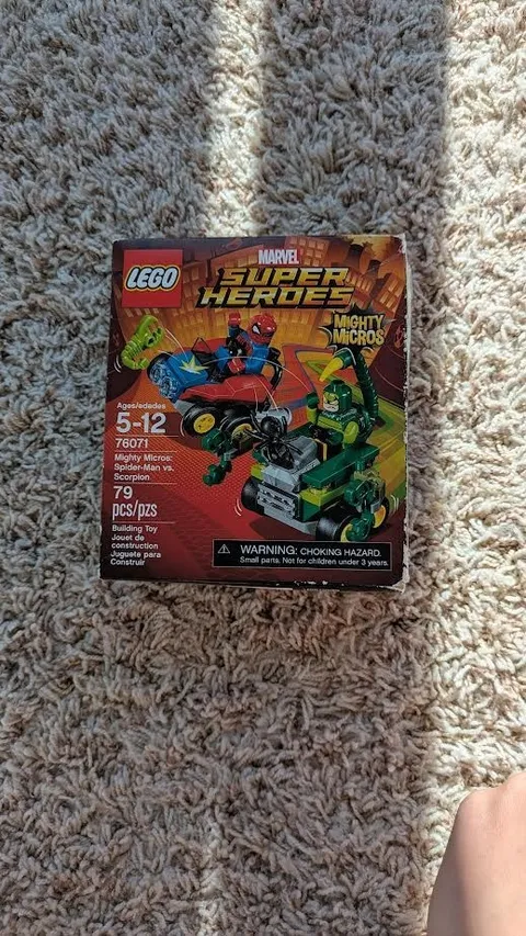 LEGO Marvel Super Heroes Mighty Micros Spider-Man vs. Scorpion 76071, 79 Pieces