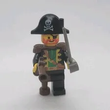 LEGO Pirates Minifigure Tricorne Hat (Skull & Crossbones) Sword & Musket