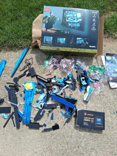 Vincent Van Gogh, The Stary Night! For Parts Only!
