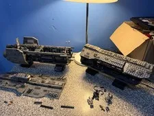 Mega Bloks Forward Unto Dawn. 90% with figures. AS IS