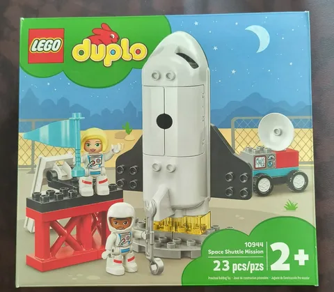 LEGO DUPLO 10944 Space Shuttle Mission Open Box Complete All Pieces & Manual 